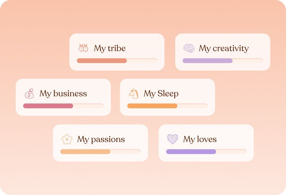 Экран выбора столпов